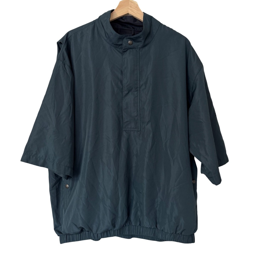 FootJoy DryJoys Select Golf Rain Jacket Short Sleeve Size Large Blue